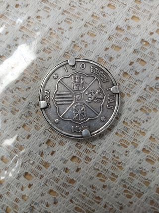 Moneda de Plata Francisco Franco 1966