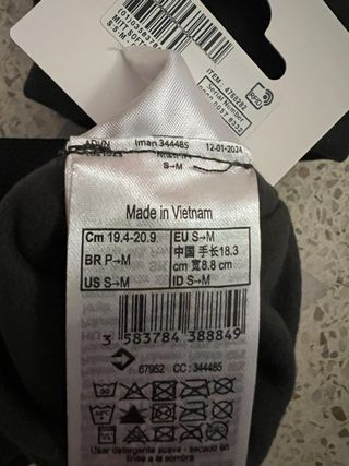 Guantes Solognac 500 Negro/Verde Oliva