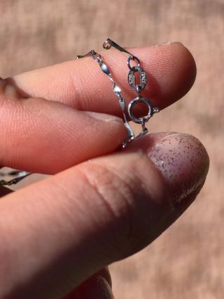 Collana con stella e cristalli