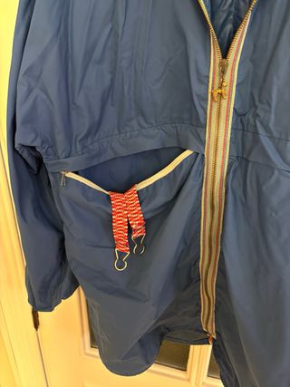 Chubasquero Kway Azul Vintage