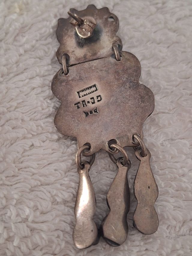 Pendientes Plata Mexicanos Turquesa Amatista Coral