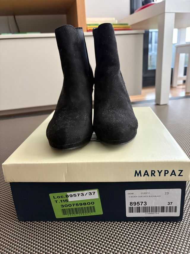 Botines Marypaz negros talla 37