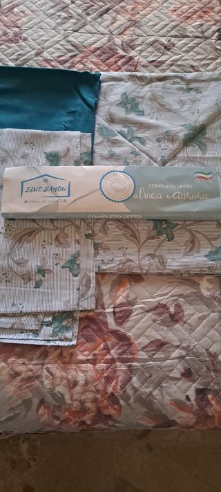 Completo letto matrimoniale cotone