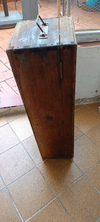 Cofre antiguo madera 75cm*20cm*22cm