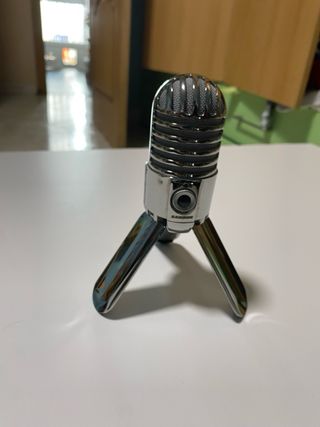 Micrófono Samson Meteor Plata