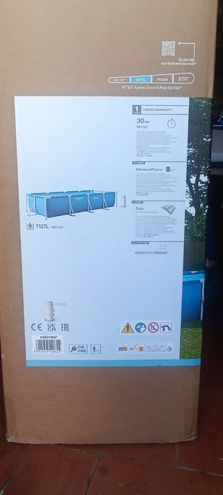 Piscina Intex Rectangular 4.50x2.20x0.84