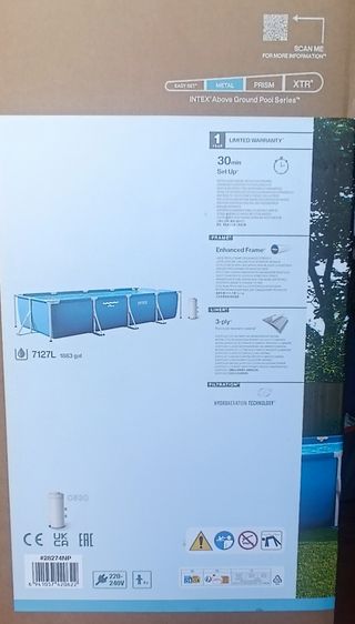 Piscina Intex Rectangular 4.50x2.20x0.84