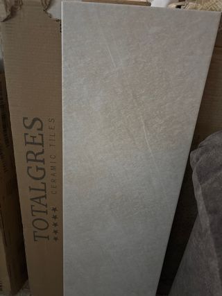 2 Paquetes Azulejo Cerámico Baño 25x75 cm