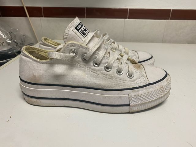 Converse Doble Suela Blancas de segunda mano por 23 EUR en