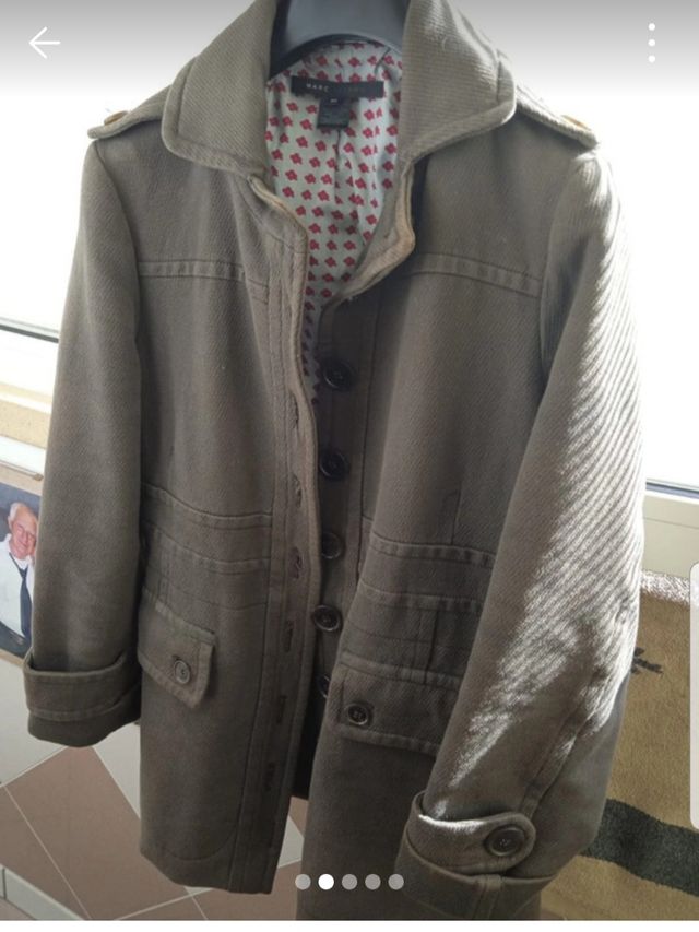 Cappotto Marc Jacobs verde oliva