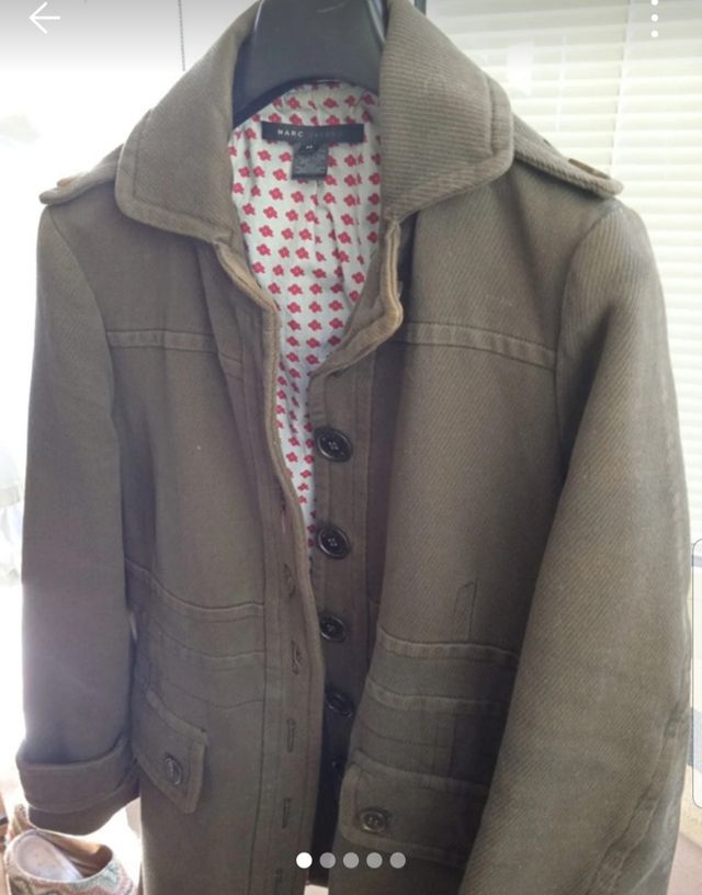 Cappotto Marc Jacobs verde oliva