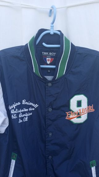 TMK BOY Chaqueta Universitaria Talla 2XL