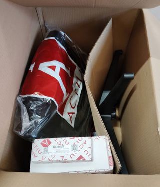 Silla Actiu Stay Tapizada Negra