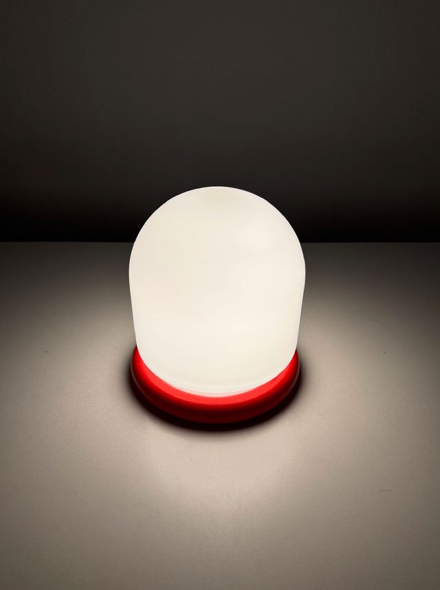 Lámpara de mesa Space age 70s, Italia