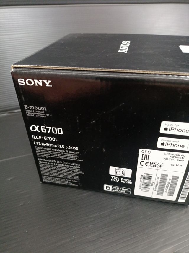 Sony Alpha 6700 Cámara + Objetivo 16-50mm