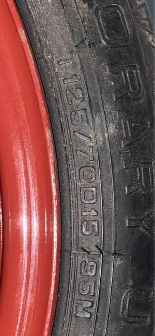 Rueda Repuesto de 4 Tornillos Nueva