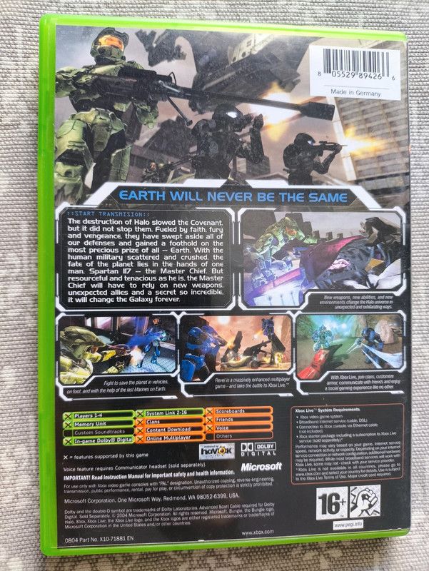 Juego Halo 2 Xbox PAL