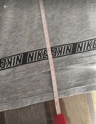 Camiseta Nike Gris Talla S Algodón