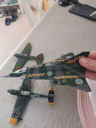 Set di modelli di aerei da collezione