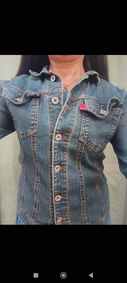 Giacchetto di jeans donna X-CAPE blu