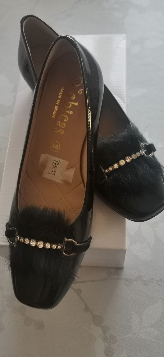 Zapatos de fiesta D'Chicas negros talla 35