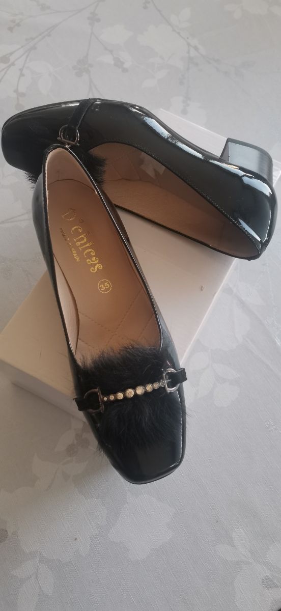 Zapatos de fiesta D'Chicas negros talla 35