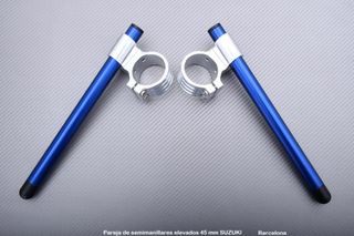 Pareja de semimanillares elevados 45 mm SUZUKI