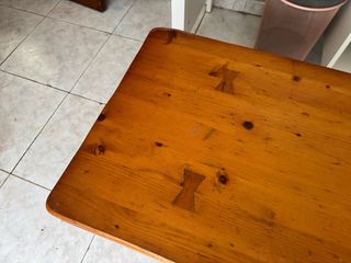 Mesa de madera maciza