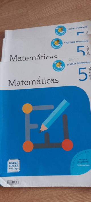 Libros saber hacer contigo.
5 primaria.