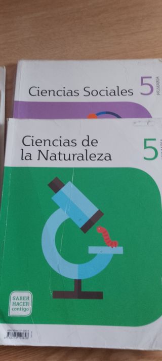 Libros saber hacer contigo.
5 primaria.