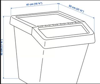 Caja de almacenaje apilables