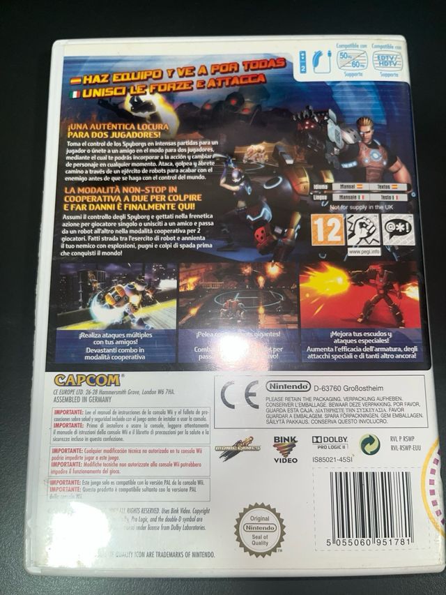 Spyborgs Wii Capcom