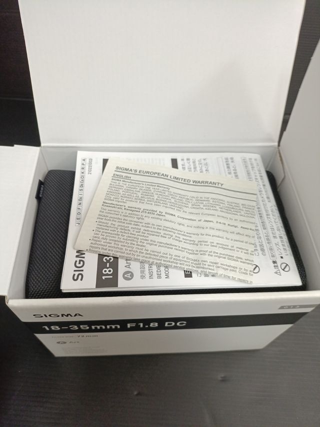 Sigma 18-35mm f/1.8 DC HSM Canon