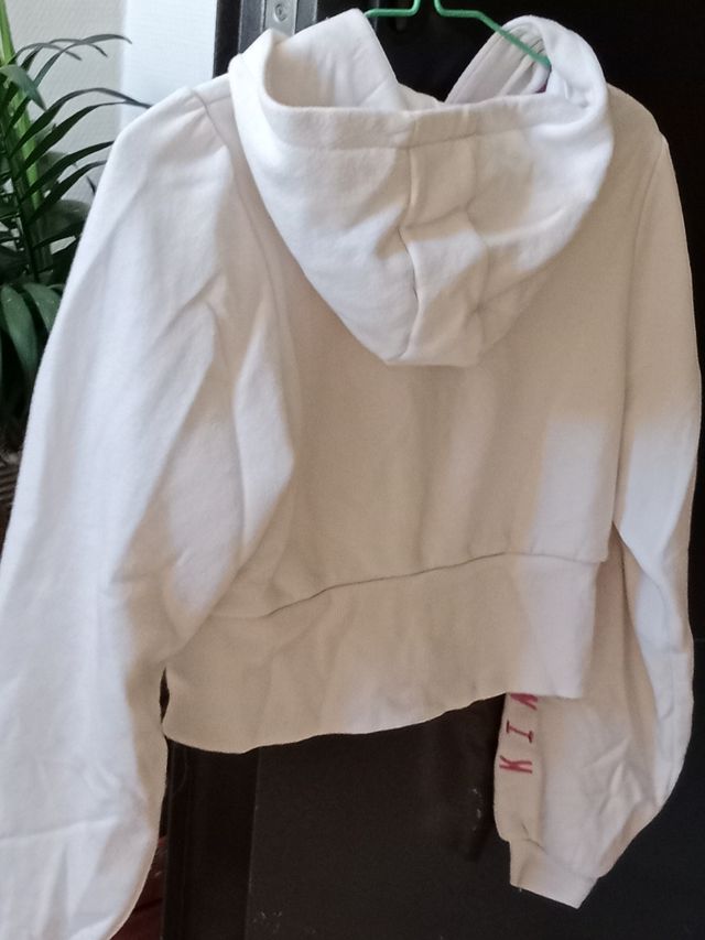 Sudadera con capucha Primark beige niña