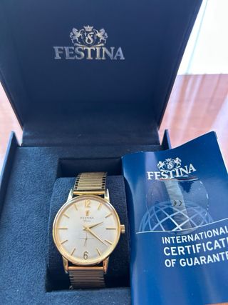 Reloj Festina Vintage Dorado