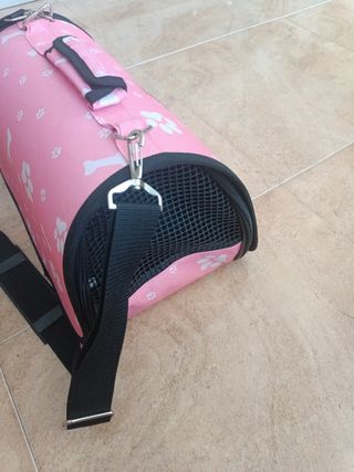 Bolso Transportín Mascotas Rosa