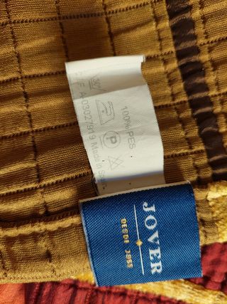 Colcha de matrimonio a cuadros