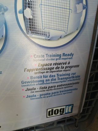 Transportín Perro Gigante Petcargo gris/Azul