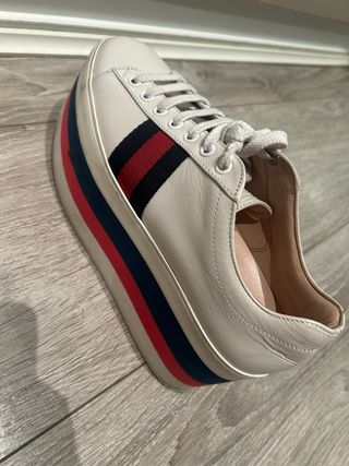 Plataformas Gucci Blancas