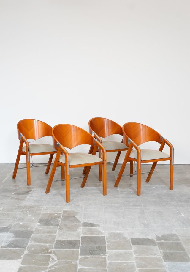 4 sillas “Spinnaker” by J. Tresserra - 1987