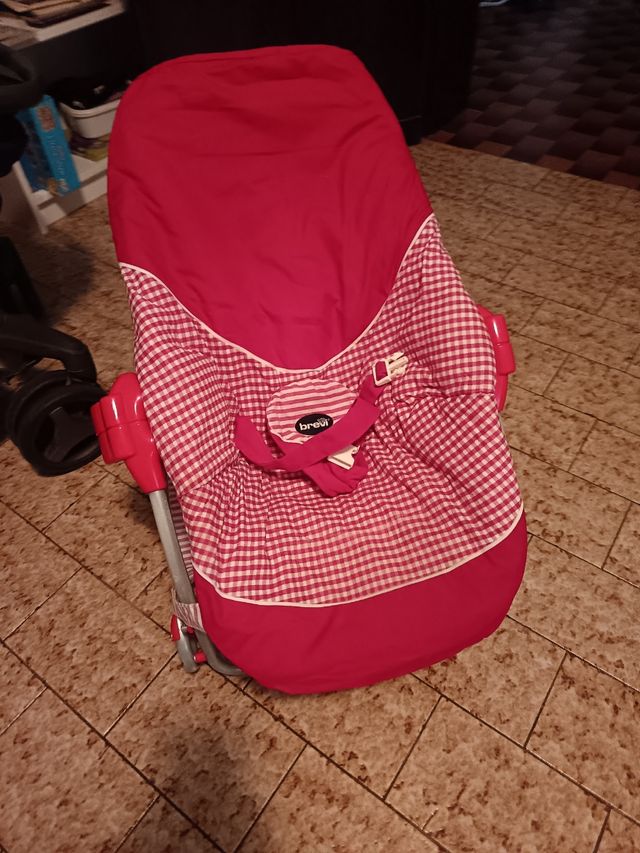 Sdraietta Brevi rossa e bianca a scacchi