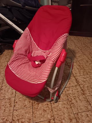 Sdraietta Brevi rossa e bianca a scacchi