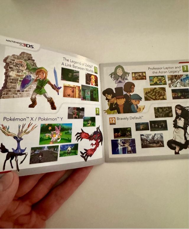 Manuales Nintendo 3DS y 3DS XL