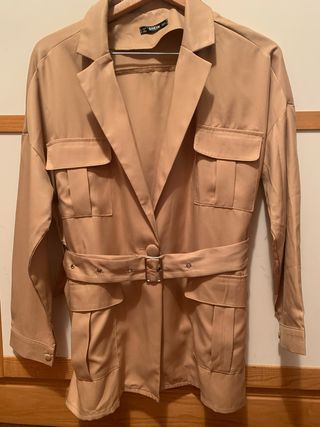 Chaqueta Sahariana Camel Talla M
