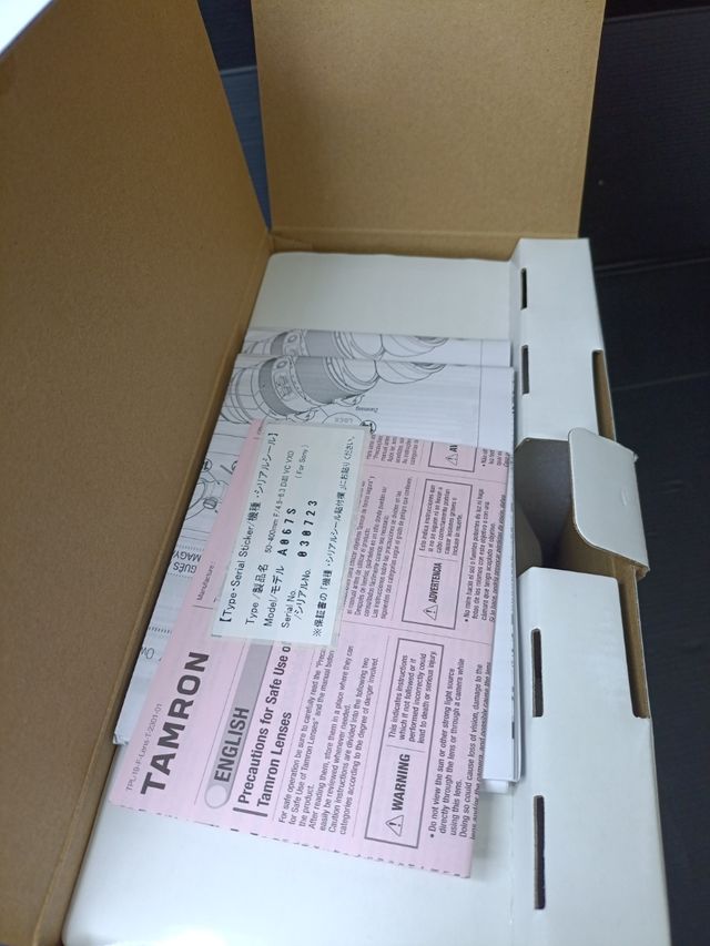 Tamron 50-400mm f/4.5-6.3 Di III VC VXD Sony E