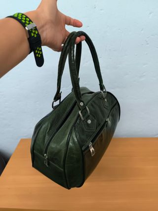 Bolso maletín verde