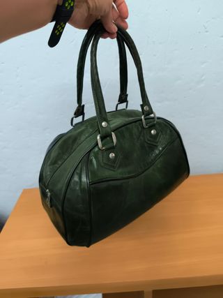 Bolso maletín verde