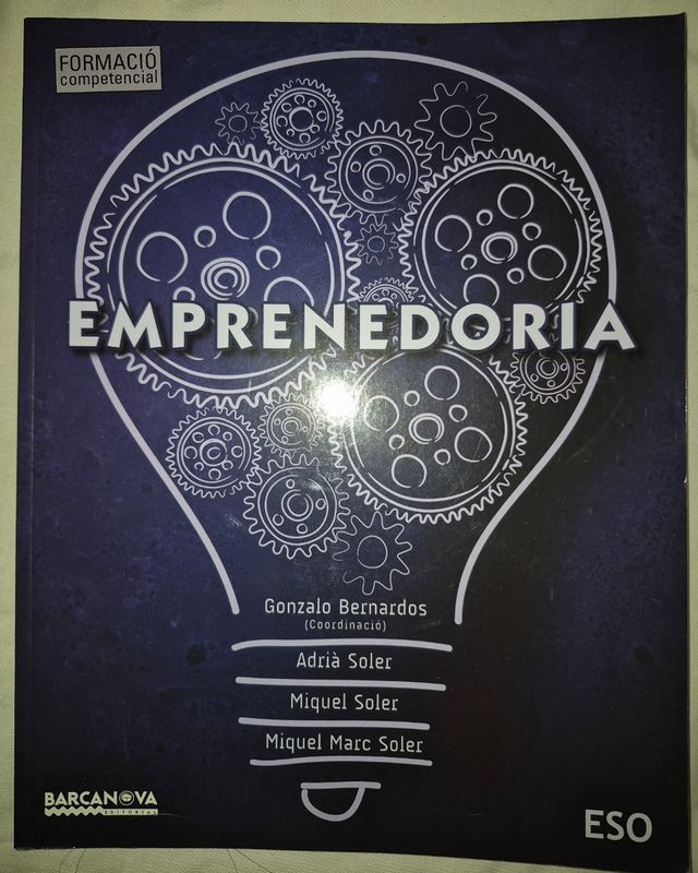 Emprenedoria 3r ESO. Llibre de l'alumne
