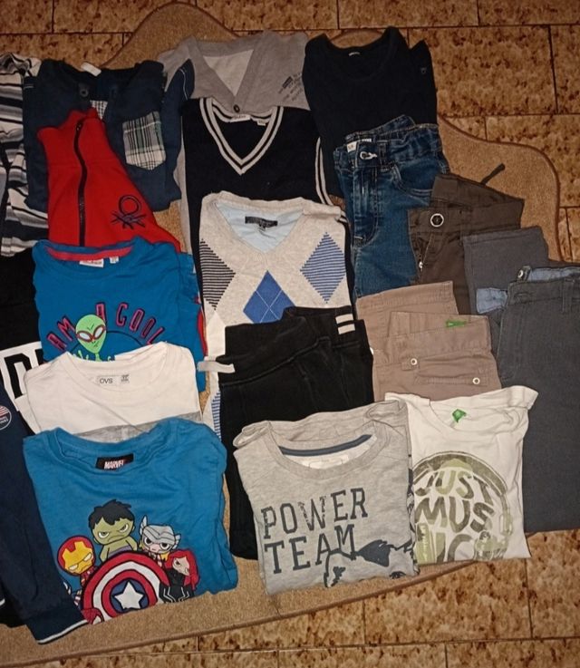 Set Benetton blue kids ovs ecc