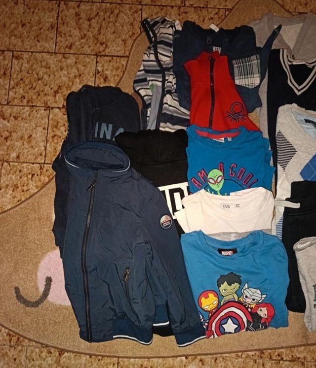 Set Benetton blue kids ovs ecc